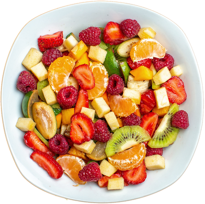 Plate of Mixed Fruits